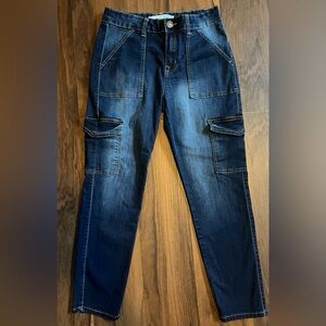 9th & Main Cargo Ankle Stretch Skinny Jeans Sz 10